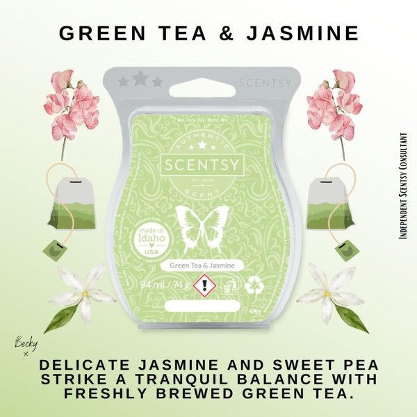 Green Tea & Jasmine Scentsy Bar