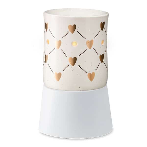 Love Connection Scentsy Mini Warmer With Tabletop Base