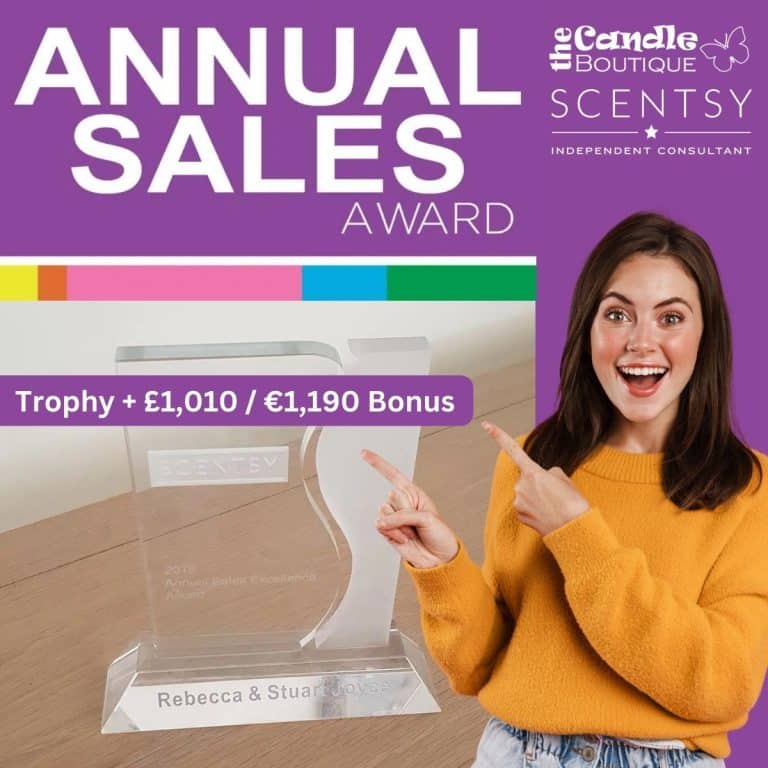 Scentsy Annual Sales Award