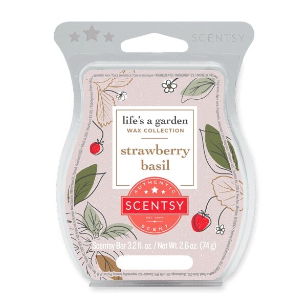 Strawberry Basil Scentsy Wax Bar