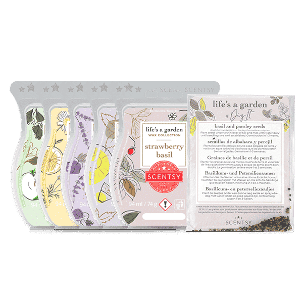 Life’s a Garden Scentsy Wax Collection (plus bag & seeds)