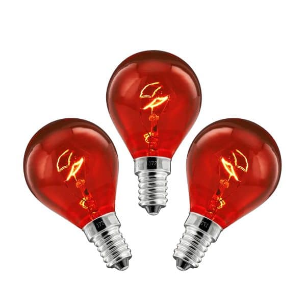 Scentsy 25 Watt Red Light Bulb - 3 Pack