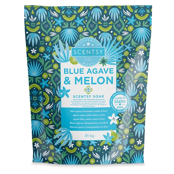 Blue Agave & Melon Scentsy Soak