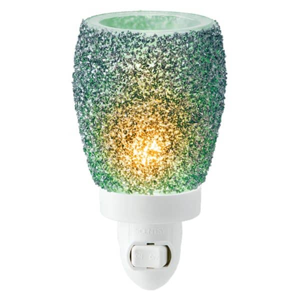 Glitter Teal Scentsy Plugin Mini Warmer