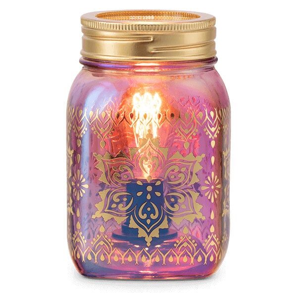 Mandala Mason Jar Scentsy Warmer