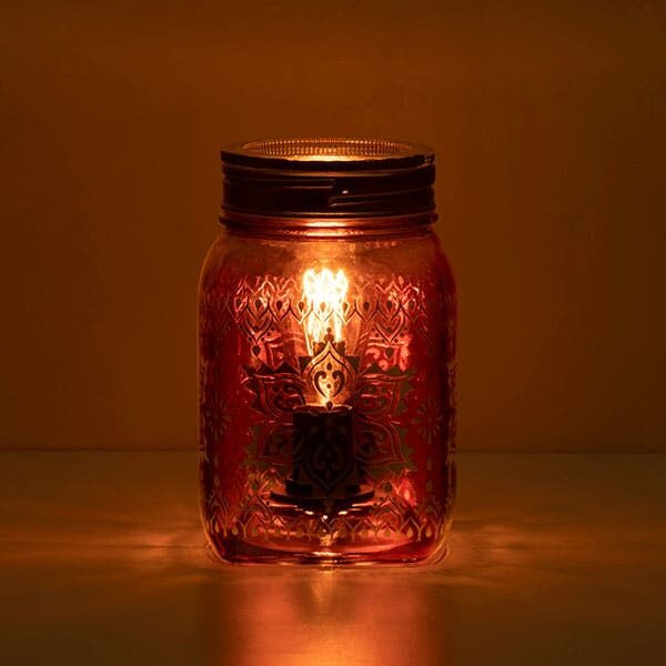 Mandala Mason Jar Scentsy Warmer