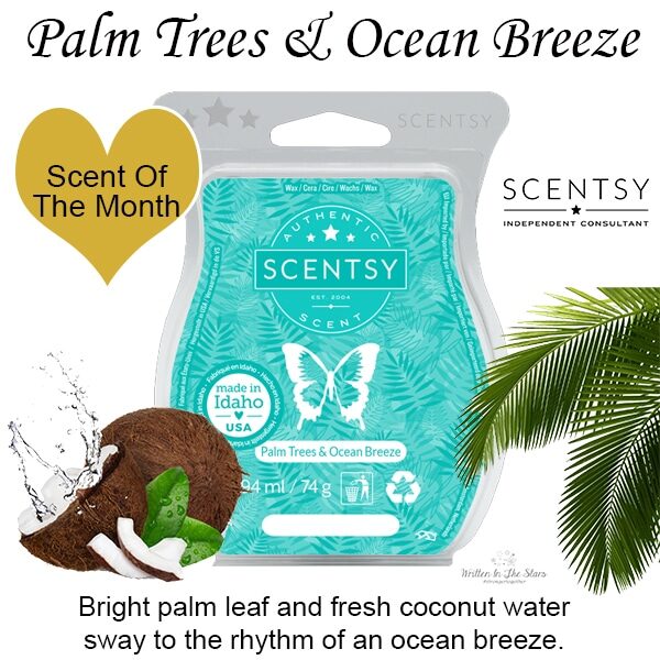 Palm Trees & Ocean Breeze Scentsy Bar The Candle Boutique Scentsy