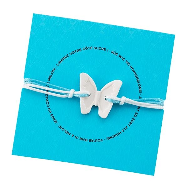 Scented Bracelet – Butterfly Blue Agave & Melon