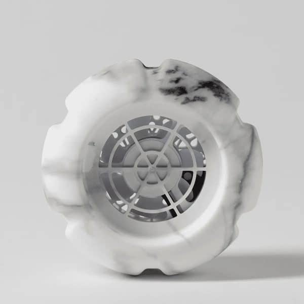 Scentsy Air Solo – Marble White on Side Scentsy Air Solo – Marble White