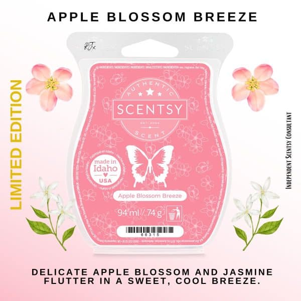 Apple Blossom Breeze Scentsy Wax Bar