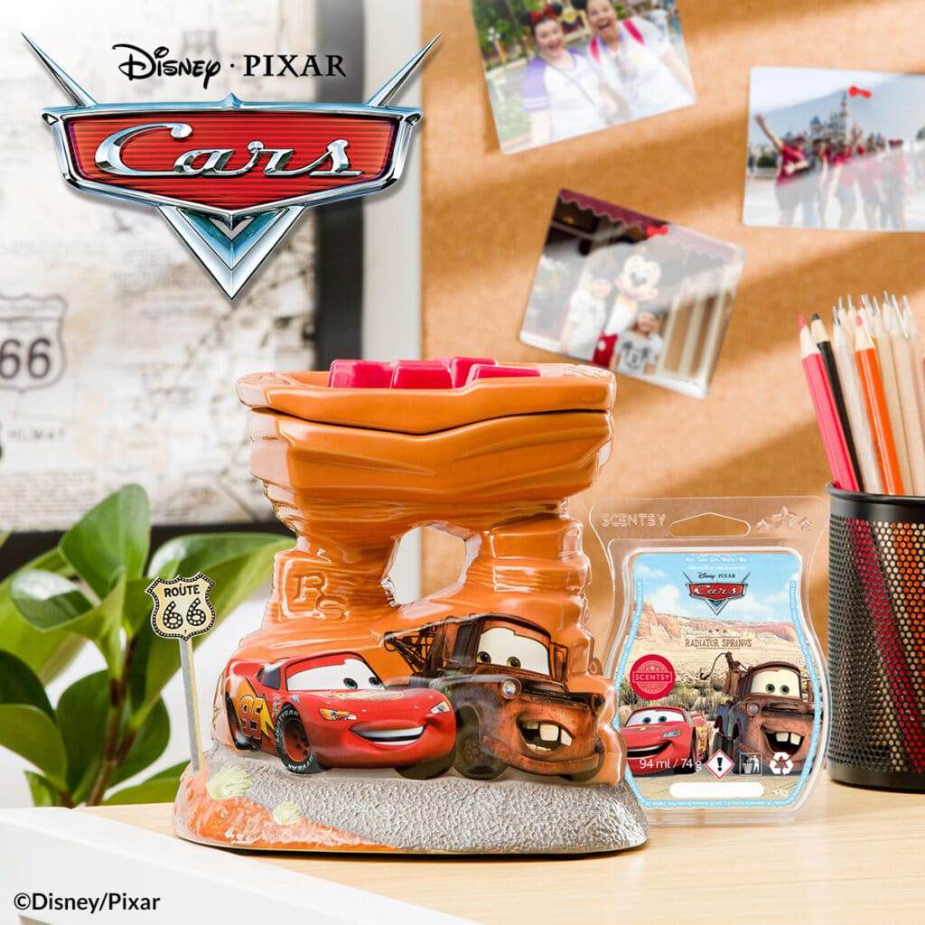 Scentsy Disney Pixar's Cars Wax Warmer & Bar