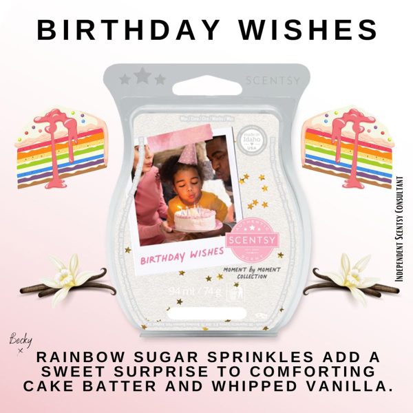 Birthday Wishes - Moment by Moment Scentsy Wax Collection