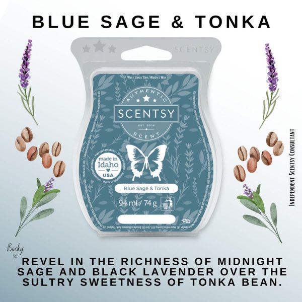 Blue Sage & Tonka Scentsy Bar