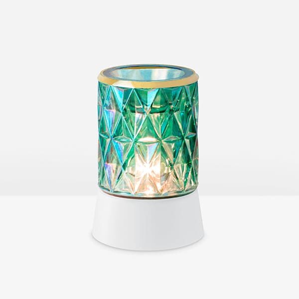 Crowned in Gold Mini Warmer with Tabletop Base