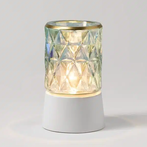 Crowned in Gold Mini Warmer with Tabletop Base