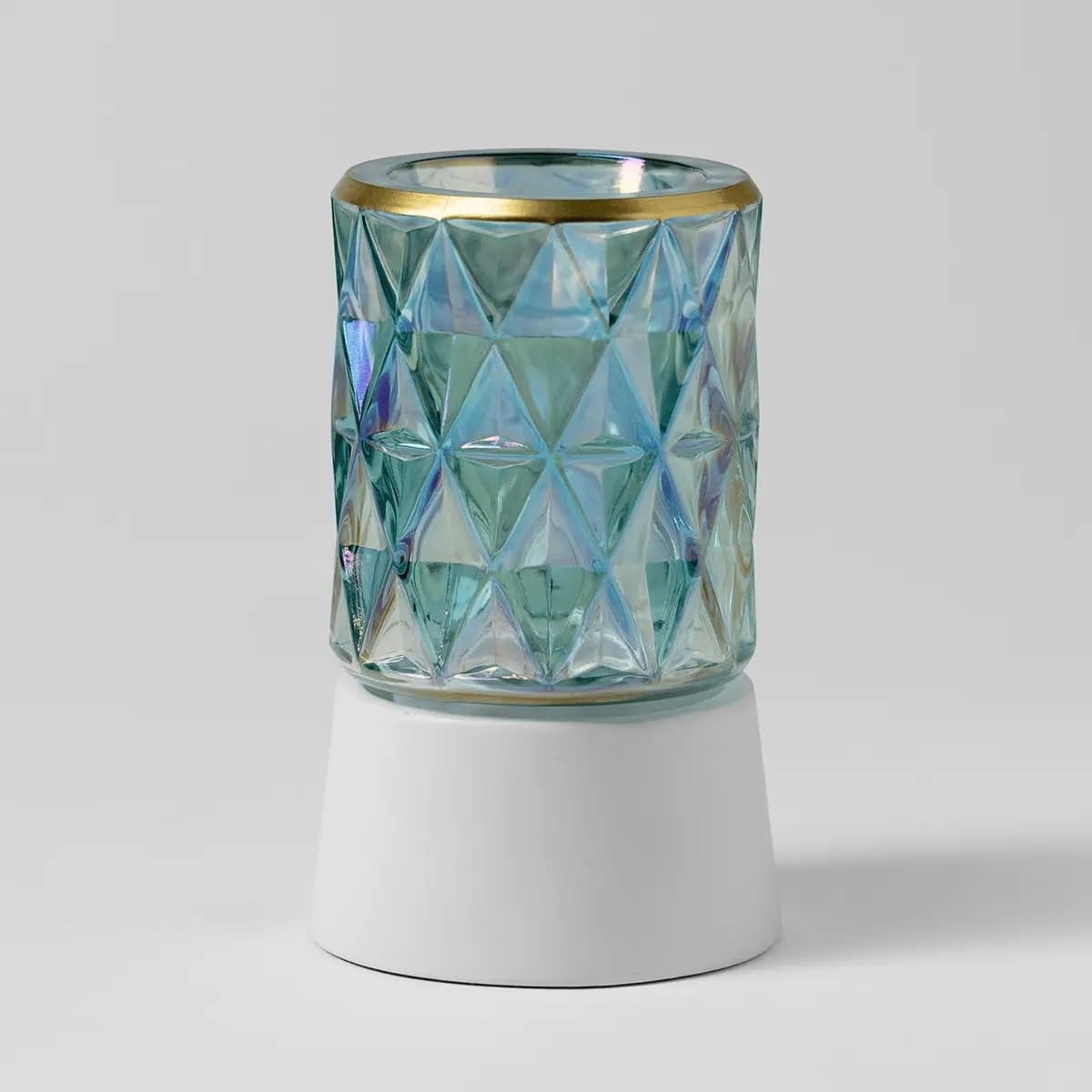 Crowned in Gold Mini Warmer with Tabletop Base Switched Off Crowned in Gold Mini Warmer with Tabletop Base Switched Off