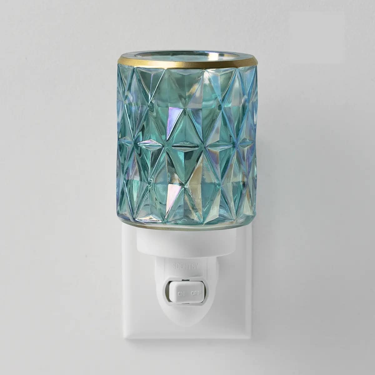 Crowned in Gold Scentsy Plugin Mini Warmer Switched Off Crowned in Gold Scentsy Plugin Mini Warmer Switched Off