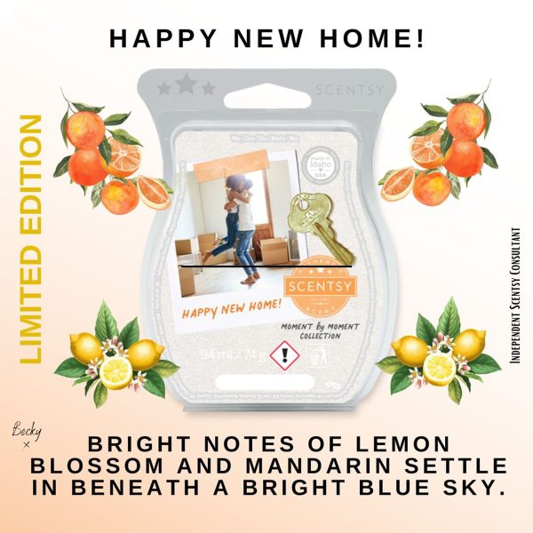 Happy New Home - Moment by Moment Scentsy Wax Collection