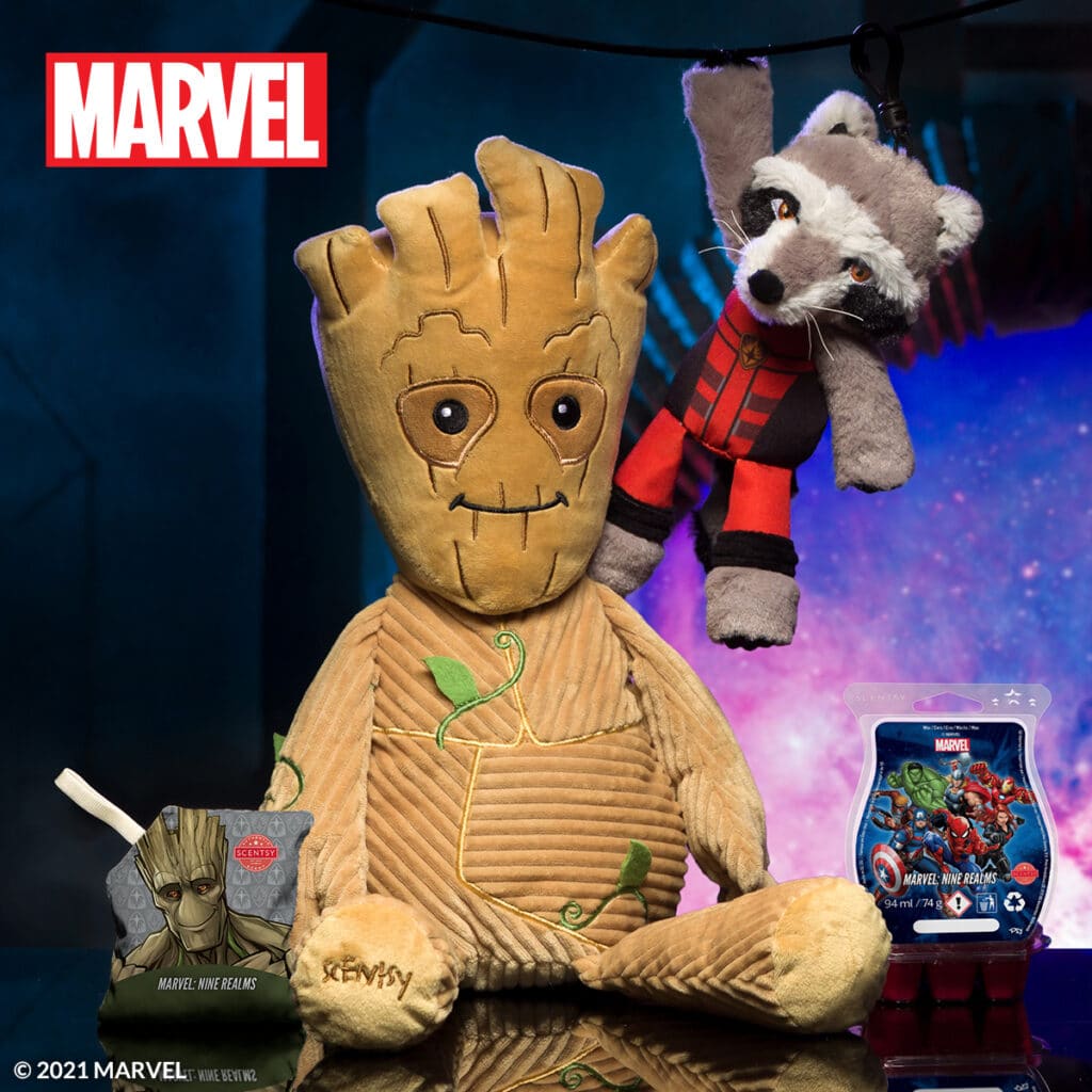 Marvel’s Guardians of the Galaxy Groot & Rocket Scentsy Buddies