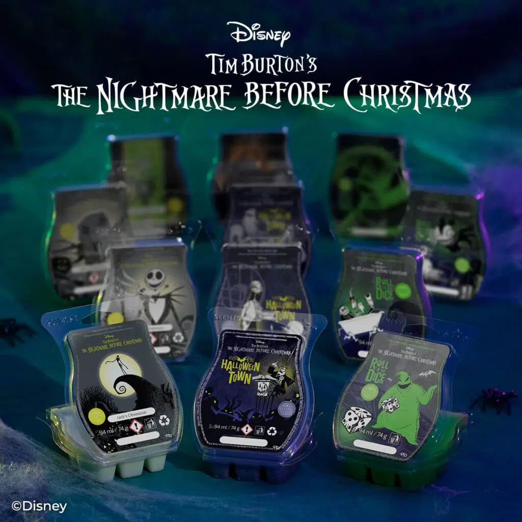 Nightmare Before Christmas Scentsy 4-Bar Pack