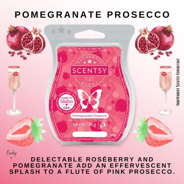 Pomegranate Prosecco Scentsy Bar