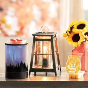 Scentsy Shining Light and Polar Panorama Warmers