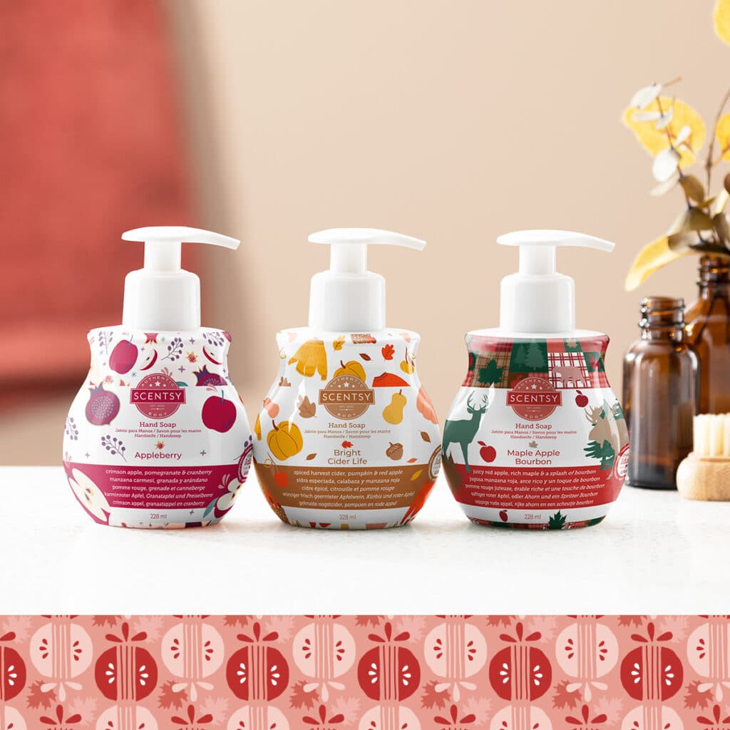 Harvest Hand Soap 3pack The Candle Boutique Scentsy UK Consultant