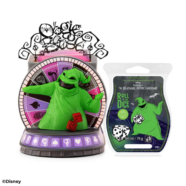 Oogie Boogie’s Casino – Scentsy Warmer + free The Nightmare Before Christmas – Scentsy Bar