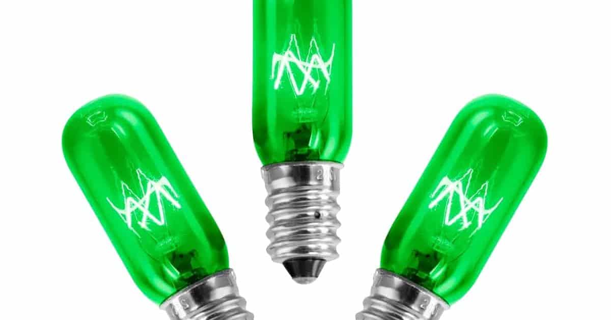 Scentsy 15 Watt Green Light Bulbs 3 Pack The Candle Boutique