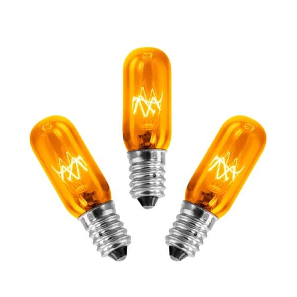 Scentsy 15 Watt Orange Light Bulbs - 3 Pack
