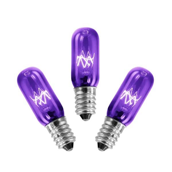 Scentsy 15 Watt Purple Light Bulbs - 3 Pack