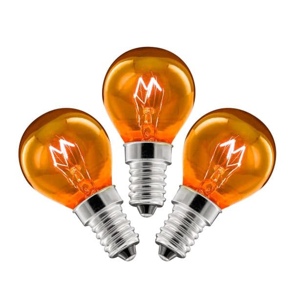 Scentsy 20 Watt Orange Light Bulbs - 3 Pack