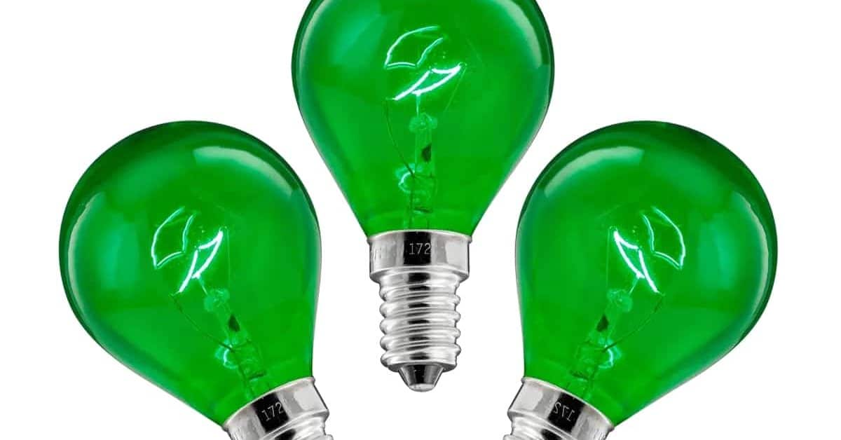 Scentsy 25 Watt Green Light Bulbs 3 Pack The Candle Boutique