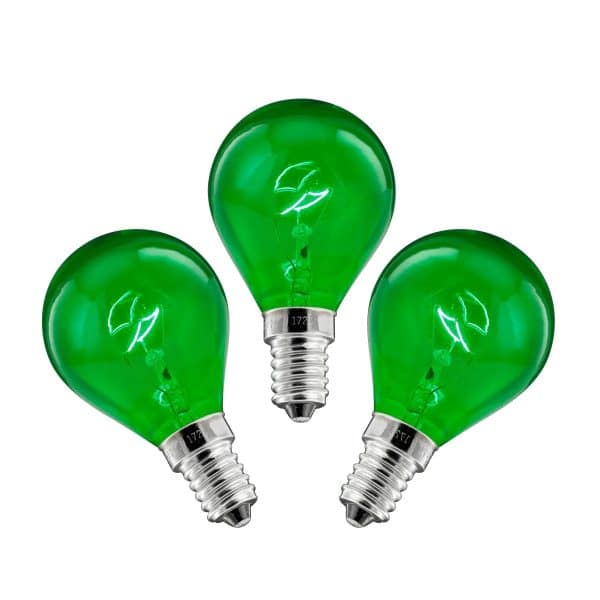 Scentsy 25 Watt Green Light Bulbs - 3 Pack