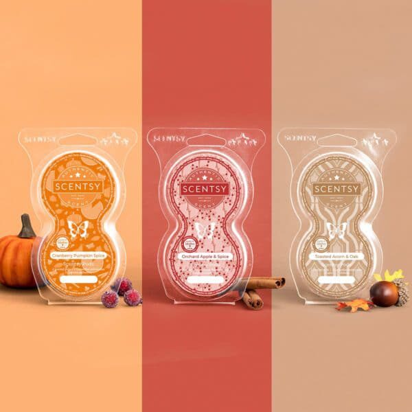 Scentsy Pod Twin Packs in 2021 Harvest Collection fragrances.