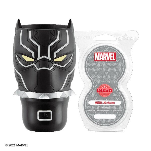 Black Panther Wall Fan Diffuser + Pod Bundle