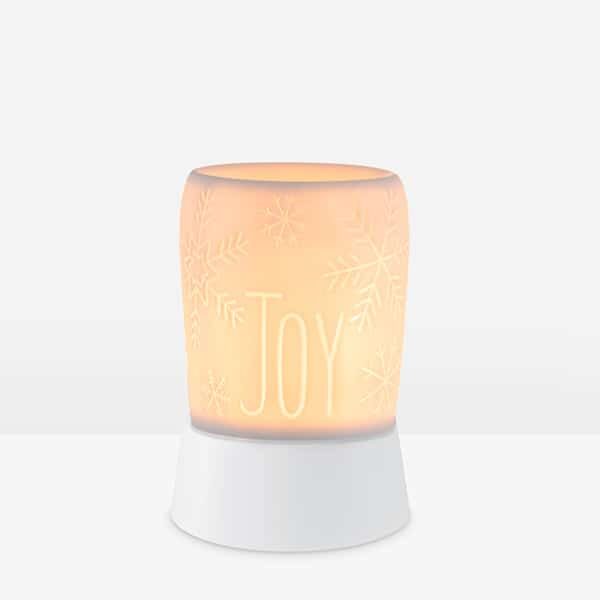 Spirit of Joy Scentsy Mini Warmer With Tabletop Base