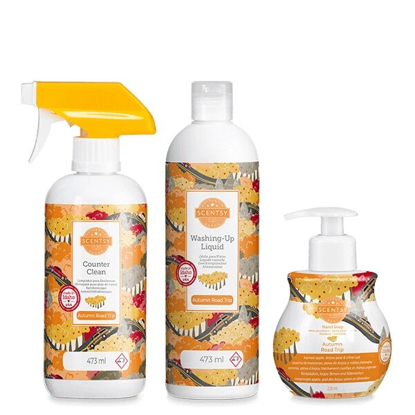 Scentsy Autumn Road Trip Clean & Hand Soap Bundle