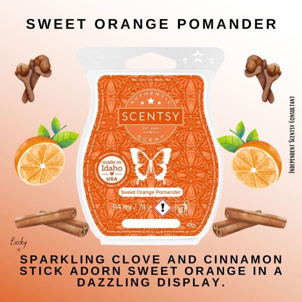 Sweet Orange Pomander Scentsy Wax Bar