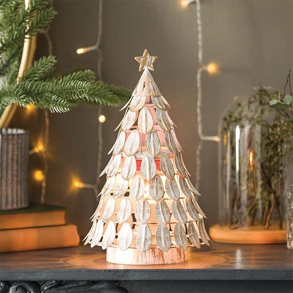 All Aglow Scentsy Medium White Christmas Tree Scentsy Warmer