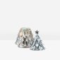 All Aglow Scentsy Small Grey Christmas Tree Scentsy Warmer Lid Off