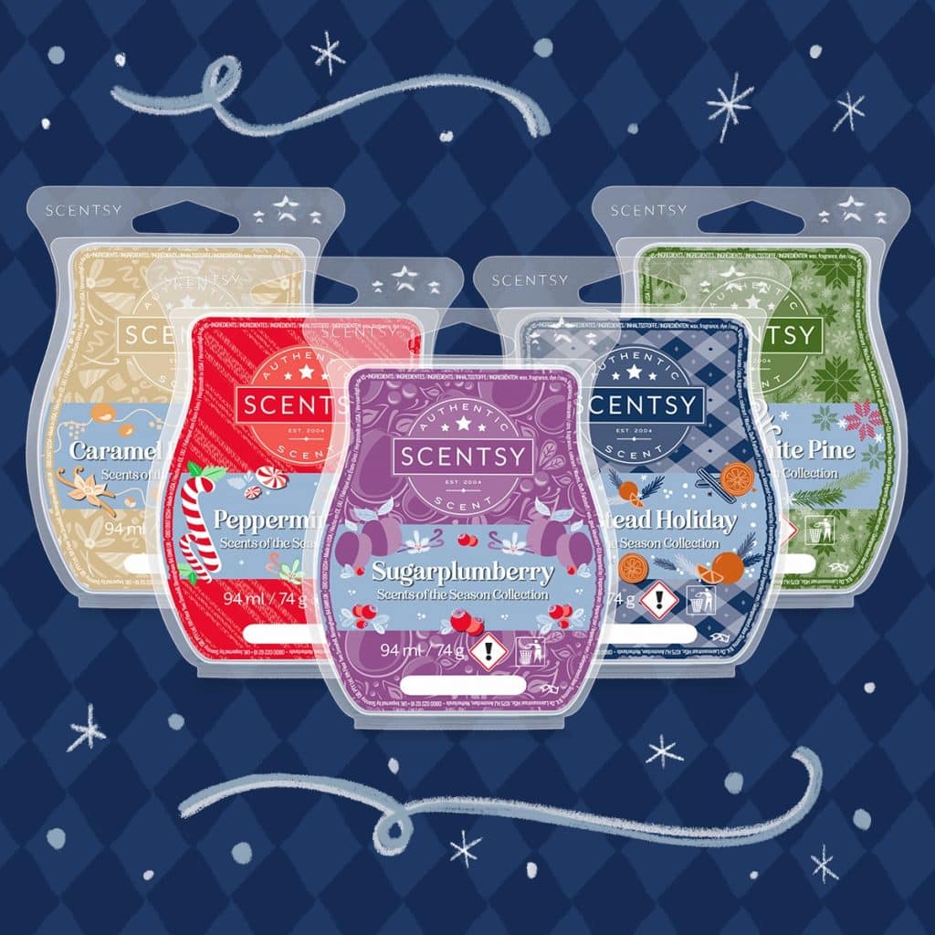 New Scentsy 2023 Scents Of The Season Wax Collection