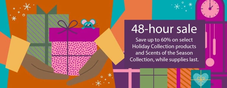 Scentsy UK & Europe Sale – Save up to 60% on select Holiday Collection products and Scents of the Season Collection