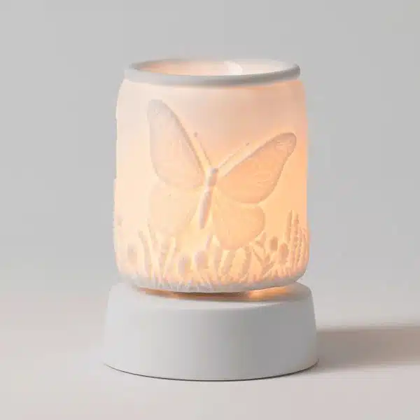 Butterfly Season Mini Warmer with Tabletop Base