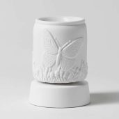 Butterfly Season Mini Warmer with Tabletop Base Switched Off