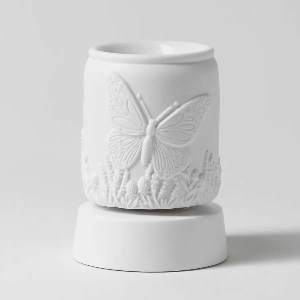 Butterfly Season Mini Warmer with Tabletop Base Switched Off Butterfly Season Mini Warmer with Tabletop Base Switched Off
