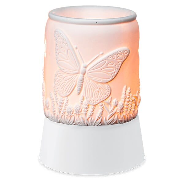 Butterfly Season Mini Warmer with Tabletop Base