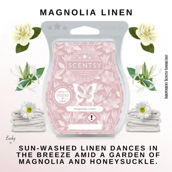 Magnolia Linen Scentsy Bar