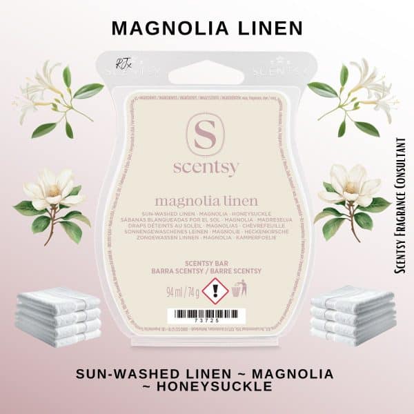 Magnolia Linen Scentsy Wax Bar Magnolia Linen Scentsy Wax Bar