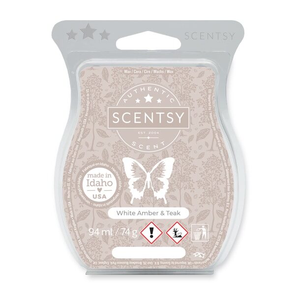 White Amber & Teak Scentsy Bar